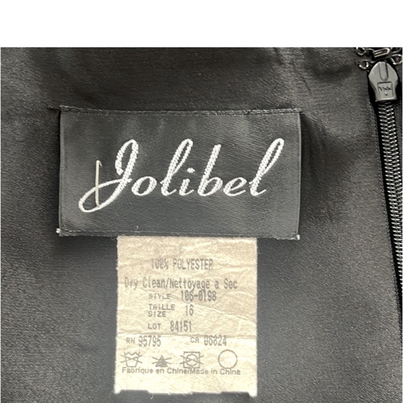 JOLIBEL Black Midi Skirt !!!! - Picture 5 of 10